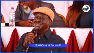 quotNikiitwa ntaitikaquot Raila Odinga s new AU song [upl. by Anairam]