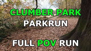 Clumber Park Parkrun FULL POV RUN 16112024 [upl. by Mori]