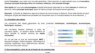 Fiche 2 parties 1 et 2  famille dobjets et évolution [upl. by Walls]