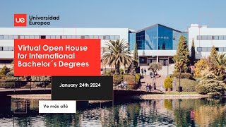 Virtual Open House for International Bachelor´s Degrees January 24th 2024 [upl. by Calore404]