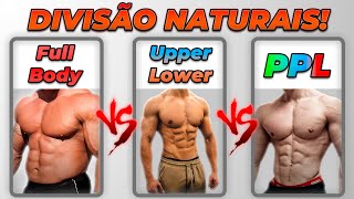 QUAL A MELHOR DIVISÃO DE TREINO PARA NATURAIS [upl. by Appolonia62]