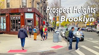 New York City Walking Tour 4K  Prospect Heights  BROOKLYN NEW YORK [upl. by Adaven]