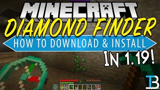 How To Get The Diamond Finder Mod in Minecraft 119 Advanced Finders [upl. by Lissy]