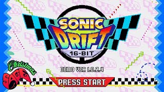 Sonic Drift 16Bit CSAGE 23 Demo ✪ First Look Gameplay ft All Characters 1080p60fps [upl. by Magdalen775]