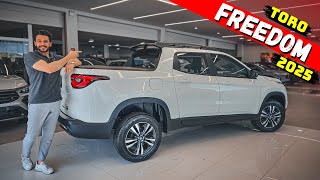 FIAT TORO FREEDOM 2025 a versão mais interessante TURBO FLEX [upl. by Milewski]