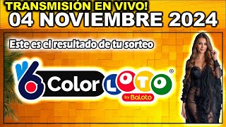 COLORLOTO Resultado Colorloto del LUNES 04 de noviembre 2024 Colorloto chance [upl. by Sabanrab54]