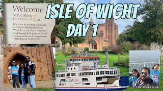 Isle Of Wight  Day 1  Quarr Abbey  Wightlink Ferry  Family  Island diaries  Nakshatra Renjith [upl. by Nylireg776]