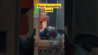 Train deCoupling work in RRC Group D  Train Coupling pointsmen indianrailways trendingshorts [upl. by Choong989]