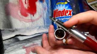 Aibrushing Mixing Acrylic Paint with Windex [upl. by Relyk530]