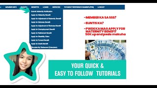 How to avail or apply SSS maternity M1 M2  2023 [upl. by Brie509]