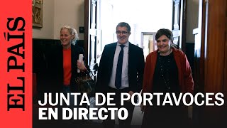 DIRECTO  Junta de portavoces del Congreso de los Diputados  EL PAÍS [upl. by Gautier]