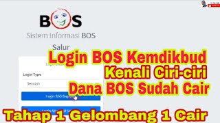 Dana BOS 2021 Cair Gelombang 1 Login boskemdikbudgoid Sistem Informasi Rekening BOS Cek SK SP2D [upl. by Retnuh132]