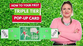 How To Make Your First Triple Tier PopUp Card with Sam Calcott [upl. by Stubstad]