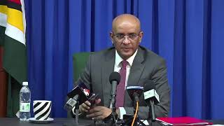 Press Conference by Vice President Dr Bharrat Jagdeo December 07 2023 [upl. by Feodora]