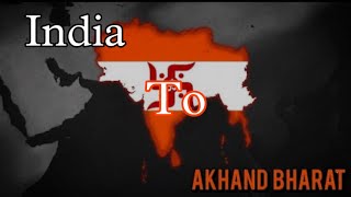 Akhand Bharat To India  History of Akhand Bharat [upl. by Bonnell]