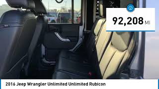 2016 Jeep Wrangler Unlimited T48097A [upl. by Butterfield967]