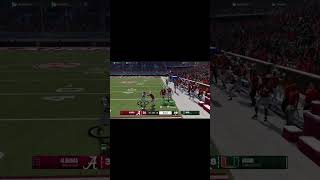 Accidental User Switch 75 Yard TD Run CFB 25 shorts short cfb25 cfb collegefootball h2h [upl. by Mountford]