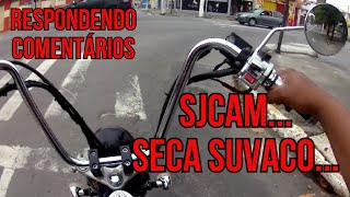 Respondendo comentários sobre a sjcam e sobre o guidão [upl. by Retha]