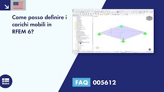 EN FAQ 005612  Come posso definire i carichi mobili in RFEM 6 [upl. by Hirai]