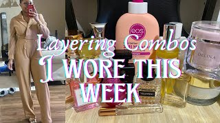 Layering Combos  Perfume Layering Combos I Wore This Week [upl. by Aziul179]