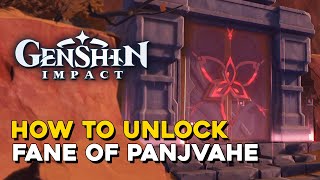 Genshin Impact How To Unlock Fane Of Panjvahe Domain [upl. by Yellek589]