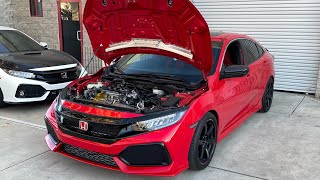 460whp Fully Built 10th Gen Civic Si with a 8000rpm REDLINE  2017 Honda Civic Si Review [upl. by Kilroy748]