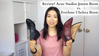 Acne Studios Jensen Boots vs Everlane Chelsea Boots Review [upl. by Rudolph]