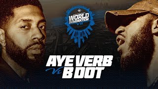 KOTD  Aye Verb vs B Dot  WD7 [upl. by Lennor]