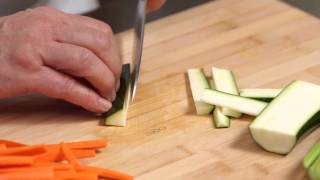 How to Chop Fresh Vegetables Crudités  Ornish Reversal Program [upl. by Inga577]