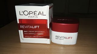 Review of Loreal Paris Revitalift Day Cream SPF 23 PA [upl. by Soilissav]