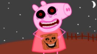 Scary Truth Behind Peppa Pig  Sebastiank22 Scary TikTok Video shorts [upl. by Ayita]