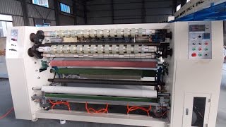 XMY008 BOPP Adhesive Tape Slitting Machine BOPP Adhesive Tape Making Machine [upl. by Egiarc]