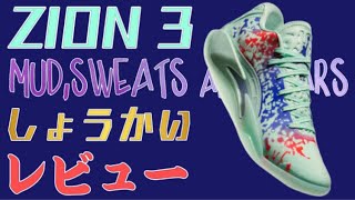 【FRESH PAINTに備えよ】NIKE JORDAN ZION 3 quotMUDSWEATS and TEARSquot紹介・レビュー！ [upl. by Avilo]