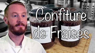 CONFITURE de FRAISE 🍓 Facile et Allégée en Sucre 🍓 [upl. by Neelie]