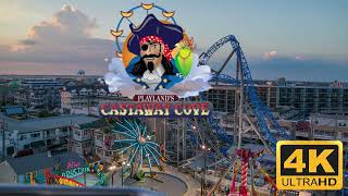 Playlands Castaway Cove  Ocean City NJ Boardwalk Summer 2024  4K Walkthrough [upl. by Rann653]