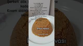 İrmik helvası🤩 food yemektarifleri hamurişi tatlıtarifleri irmikhelvası şerbetlitatlıtarifleri [upl. by Castara146]