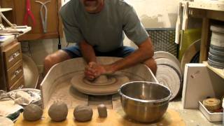 Pottery 101  Basic Pottery Wheel Technique [upl. by Akiwak]