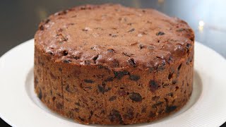 Christmas Cake RecipeQuick amp Easy Last minute Xmas cakesuper moist fruit cake recipe for xmas [upl. by Horlacher]