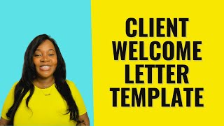 6 Things to Include in your Client Welcome Letter EVENT PLANNING TEMPLATE [upl. by Raynah151]