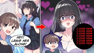 Manga Dub The girl that I saved on the train turned out to be a YANDERE RomCom [upl. by Shultz]