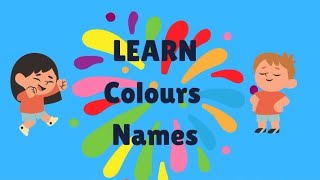 Learn Colours name  Color names English words  pre  School [upl. by Aneehsor]