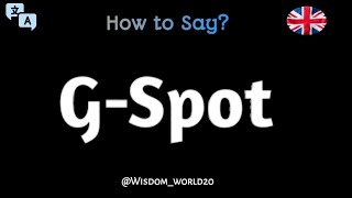 How to Pronounce quotGSpotquot in English CORRECTLY [upl. by Notfilc]