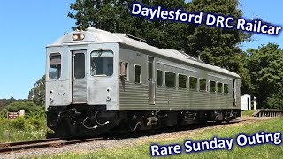 Rare Diesel Rail Car DRC40 Sunday Outing on the Daylesford Spa Country Railway [upl. by Dimitri]