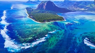 Vol en hydravion sur l’île Maurice cascade sous marine [upl. by Mauve]