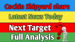 cochin shipyard share latest news cochin shipyard share  Cochin shipyard share latest news [upl. by Dnomyaw37]