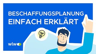 Beschaffungsplanung Einfach erklärt mit Beispiel Aufgaben amp WFragen [upl. by Preiser]