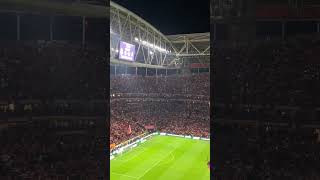 GalatasarayBeşiktaş derbisi öncesi Rams Park’ta ışık şov galatasaray beşiktaş derbi [upl. by Ihpen]