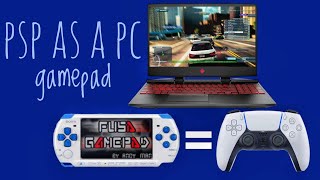 Use your PSP as a wired PCPS3 gamepad  FusaGamepad [upl. by Onstad530]