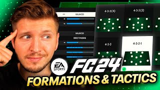 BEST FORMATIONS amp TACTICS IN EAFC 24  Complete META Guide [upl. by Anewor]