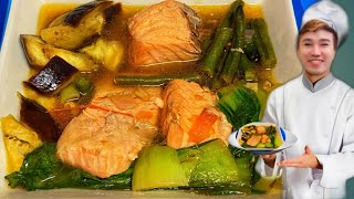 How to Cook Sinigang na Salmon  Sinigang na Salmon Belly sa Miso  Sinigang na Salmon Belly [upl. by Adnilemre]